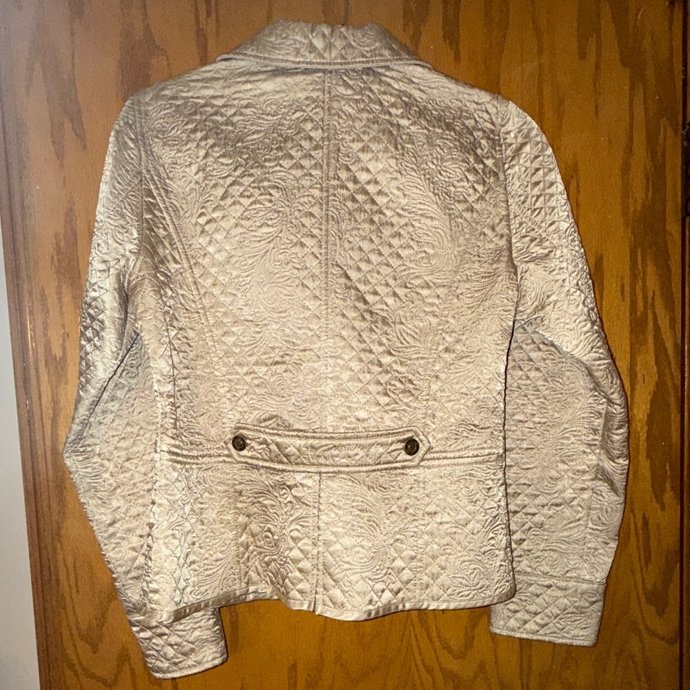 Context Textured Beige Puffer Jacket - image 6